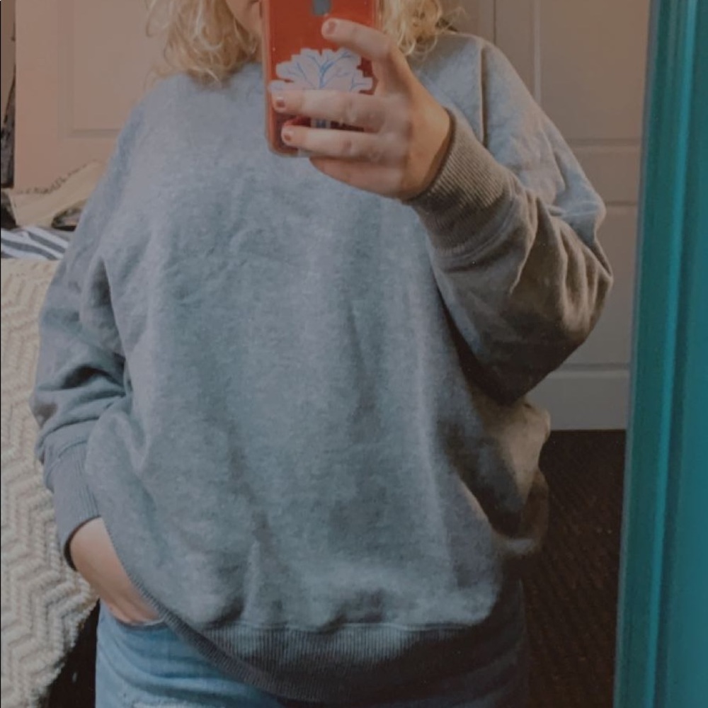 Aerie oversized crew neck sweatshirt
